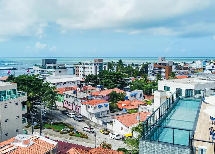 PORTO DE GALINHAS Flats NO CENTRO 50M DA PRAIA-CENTRO - OPÇÕES COM E SEM PISCINA PRIVATIVA