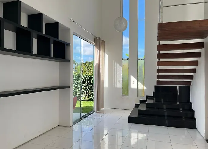 casa de praia com piscina para famílias