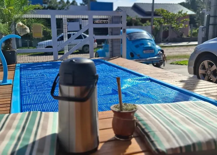 Casa aconchegante com piscina em Nova Tramandai, até 6 hospédes, não aceitamos pets