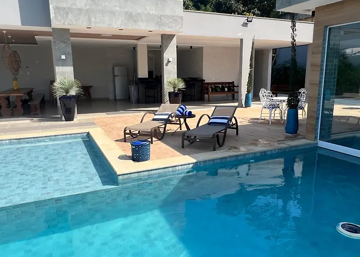 Chácara Vista para o Mar Piúma Próximo a Iriri até 23 pessoas com camping