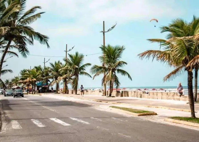 Apartamento beira mar Centro da cidade WiFi grátis