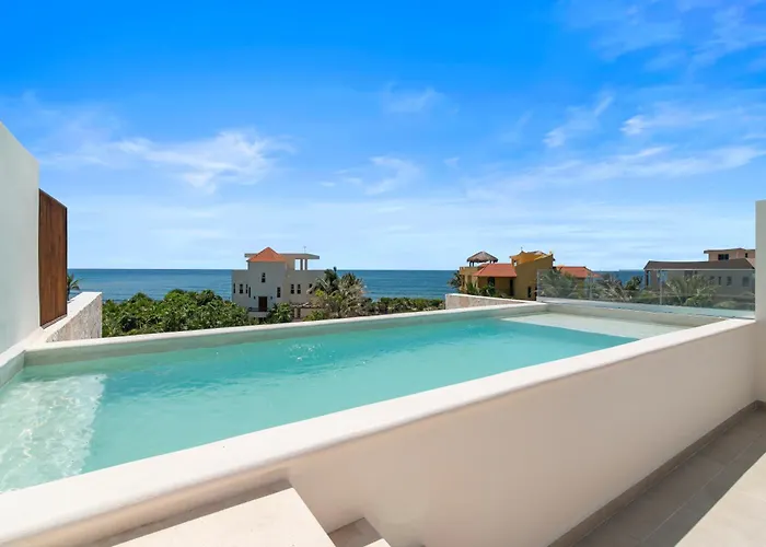 3 Bedroom Jungle Vibes Condo In Akumal Beach Access Rooftop Pools